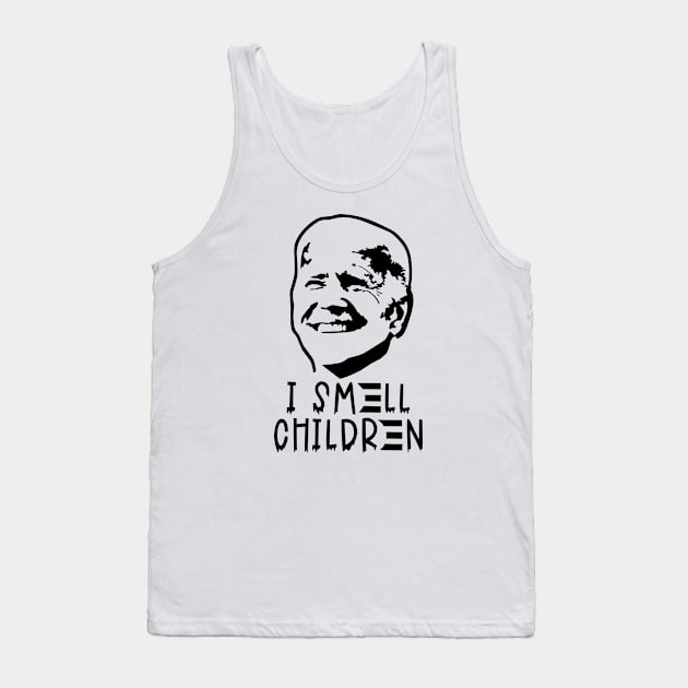 I Smell Children Tank Top by Peter Say Ink